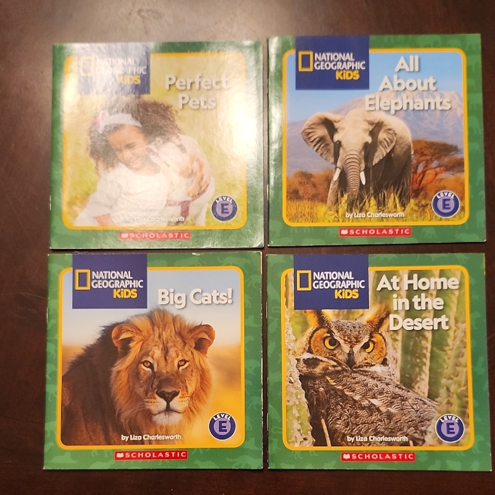 Lot of 11 Books National Geographic Scholastic Kids Animal Book Lot